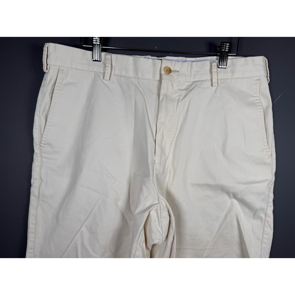 Peter Millar Auburn University Pima Cotton Chino Shorts Mens 34 Cream Off White
